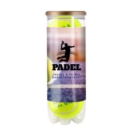Boite de 3 balles de Padel - Logo sur balles et boîte