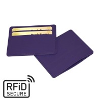Porte-cartes slim anti-RFiD en PU